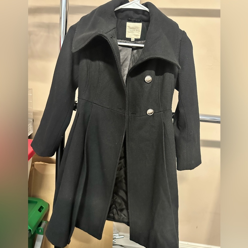 Copper key girls coat